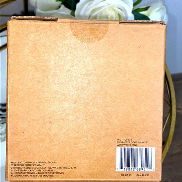 OXO+Starbucks Pour Over Coffee Maker w/ Water Tank ☕️ - Picture 7 of 7